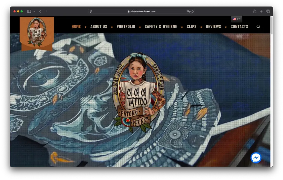 เว็บไซต์ร้านสักย่านป่าตอง Oi Oi Tattoo